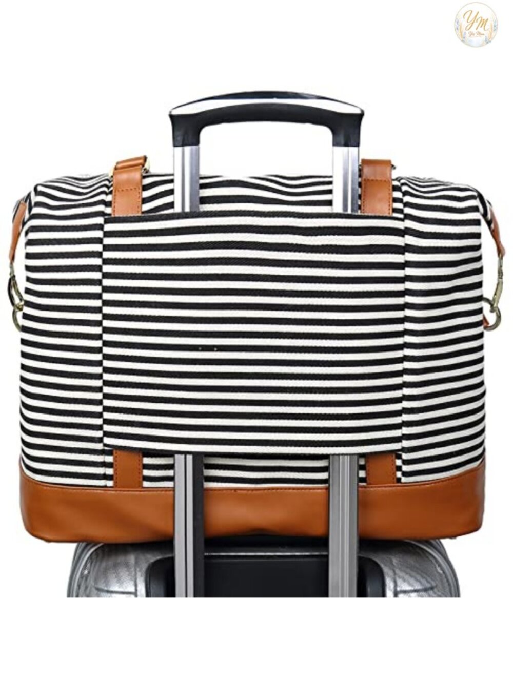 Canvas Weekend Travel Duffel Bag Carry On Overnight Luggage with Adjustable